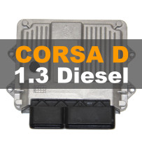 Opel Corsa D 1.3 Motorsteuergerät ECU 55579079 TF im Austausch