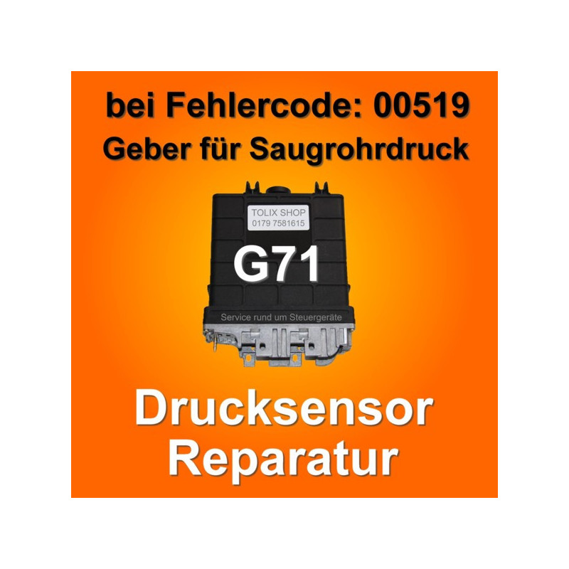 Drucksensor 100 kPa G71 MAP Sensor 023906022B 023 906 022 B AAF Steuergerät VW