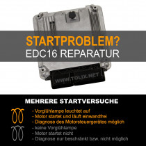 Reparatur BMW TDI EDC16 Motorsteuergerät 0281011653