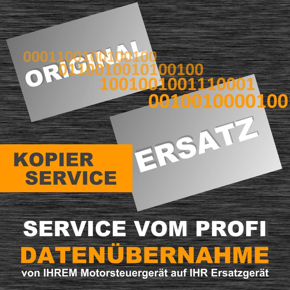 EDC16C36 SERVICE Kopieren Klonen Clone Wegfahrsperre IMMO für Renault Motorsteuergerät 0281014546 0281015676 0281015798