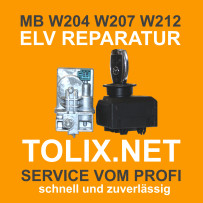 MB W204 W207 W212 ELV Lenkradverriegelung Reparatur