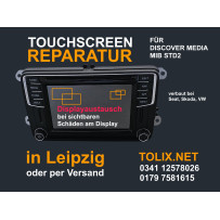 REPARATUR SERVICE für Navi Touchscreen Discover Media PQ MIB STD2 VW Golf 7 Passat Caddy Touran Tiguan Sharan T5 T6 Display
