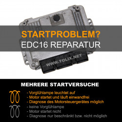 Reparatur Renault DCI EDC16 Motorsteuergerät 0281011437 0 281 011 437