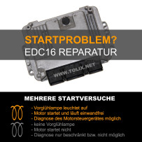 Reparatur Renault DCI EDC16 Motorsteuergerät 0281011454 0 281 011 454