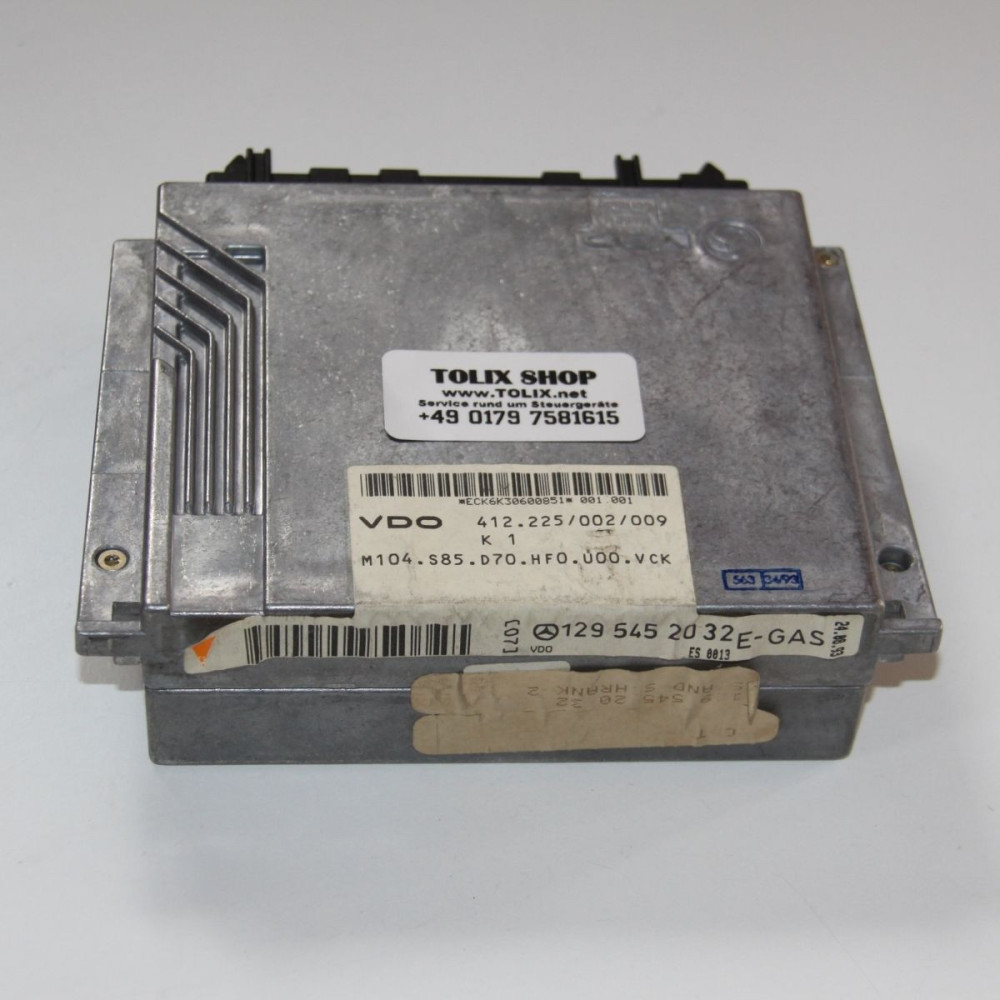 Mercedes E-GAS Steuergerät 1295452032 129 545 20 32 412225002009 412 225 002 009 ECU